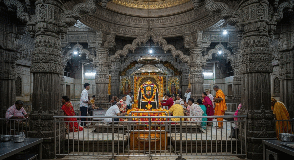 Inside the Mahakaleshwar temple (ujjain)
