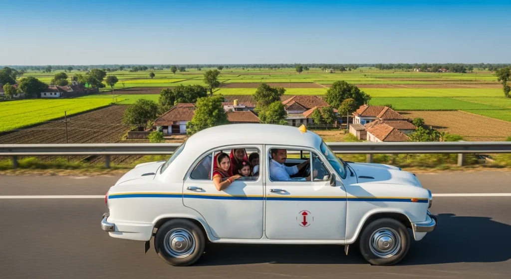 Indore Airport To Ujjain Taxi  – one family is traveling by taxi